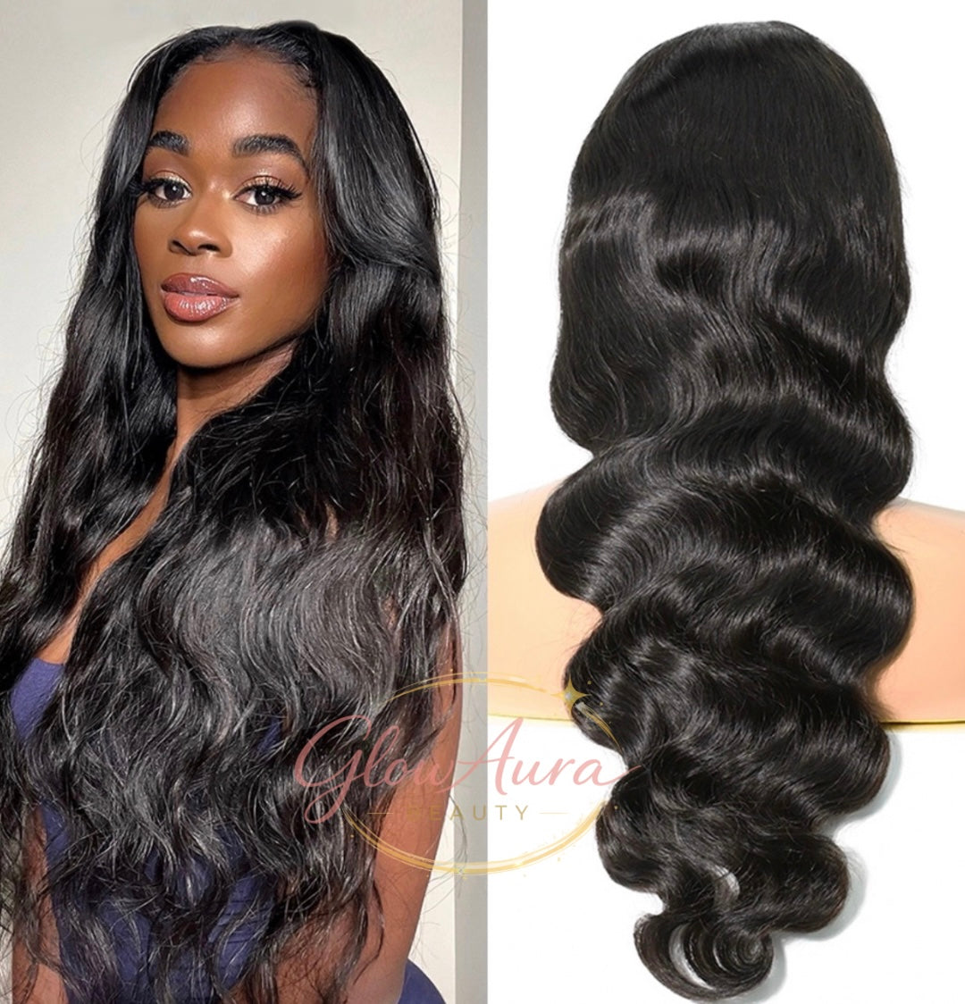 Glow Amara | Premium Virgin Hair - Noir naturel