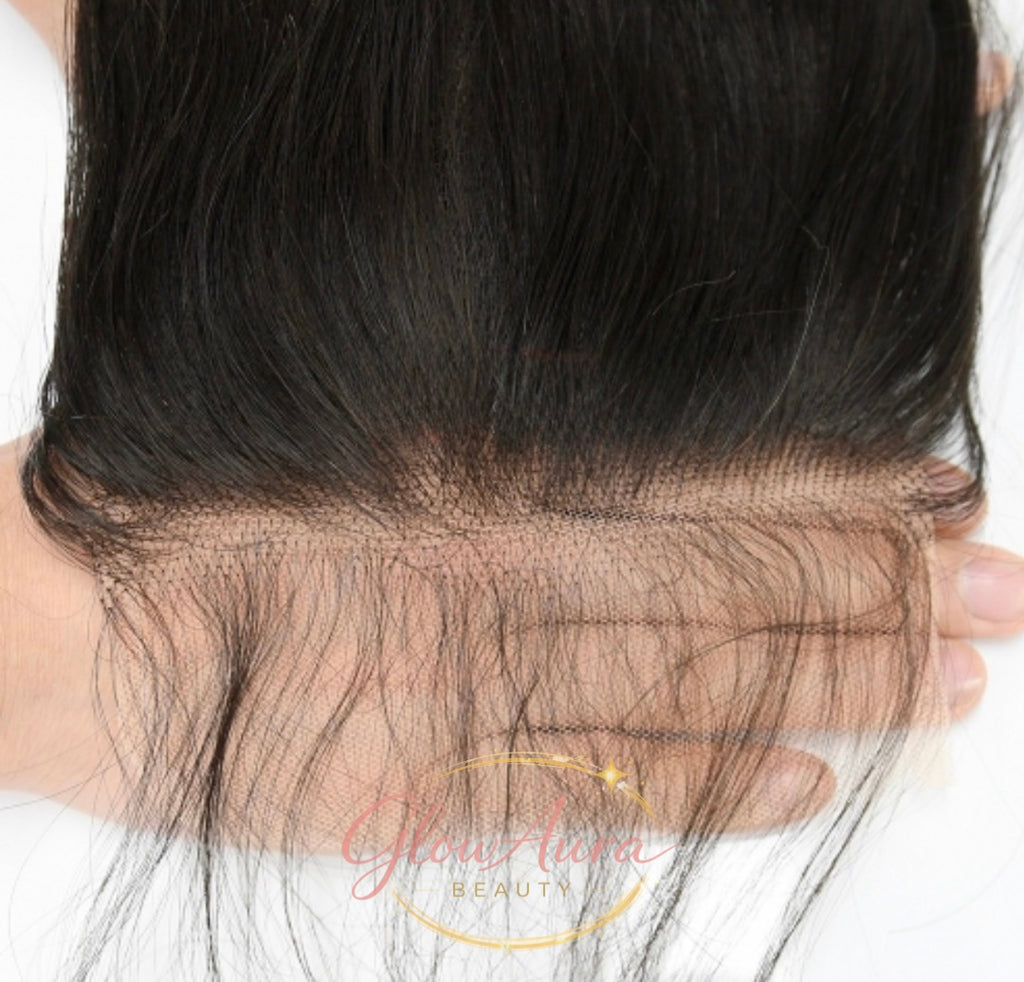 Closure Glow Isabelle | Premium Virgin Hair | Noir naturel
