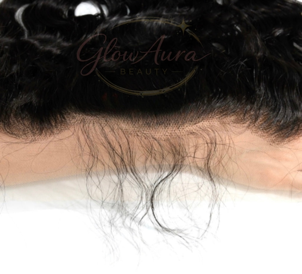 Frontale Glow Amara | Premium Virgin Hair | Noir naturel