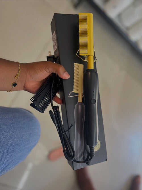 Lisseur portable électrique — Plaque chauffante pour perruques