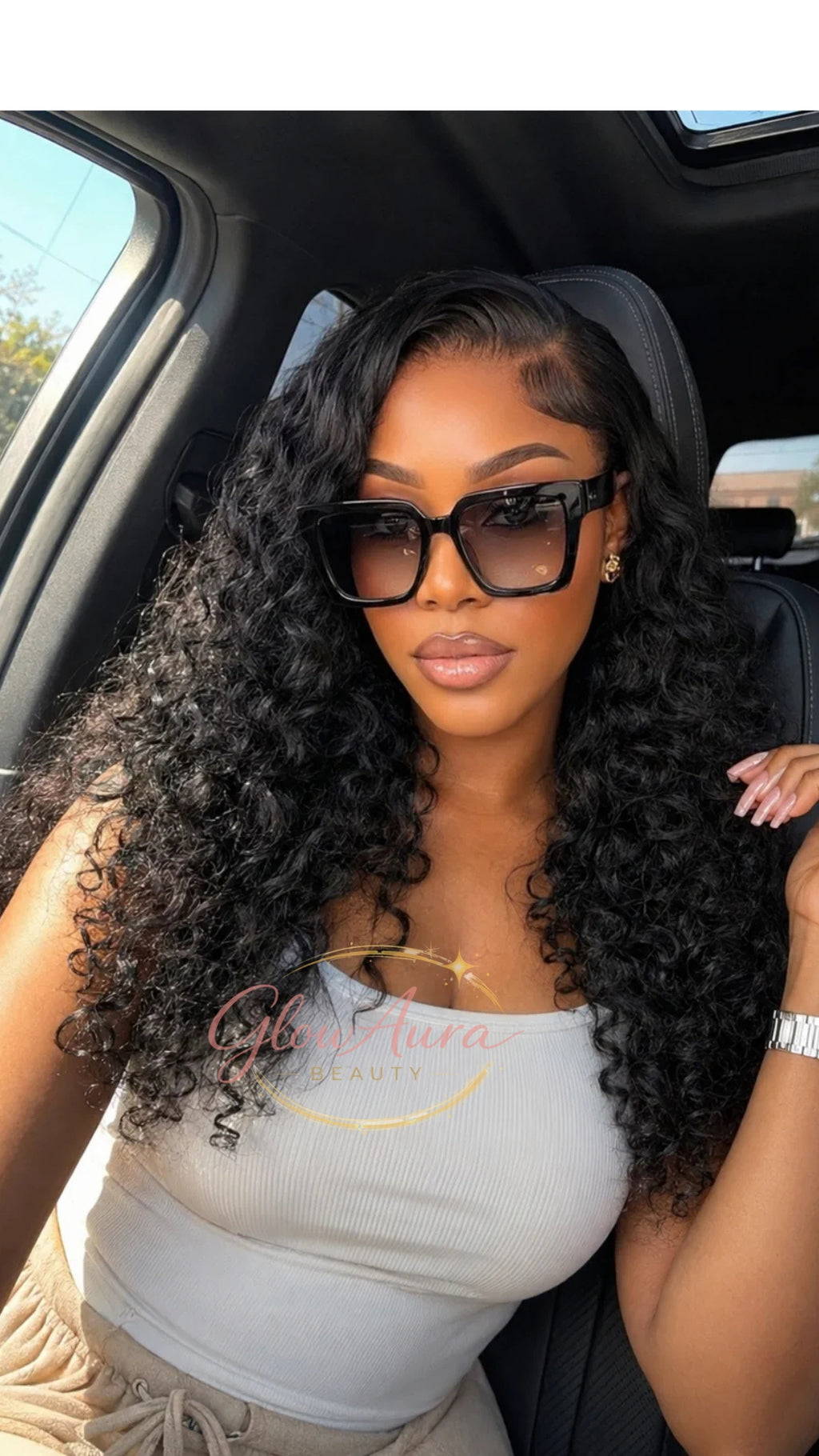 Glow Isabelle | Premium Virgin Hair - Noir naturel