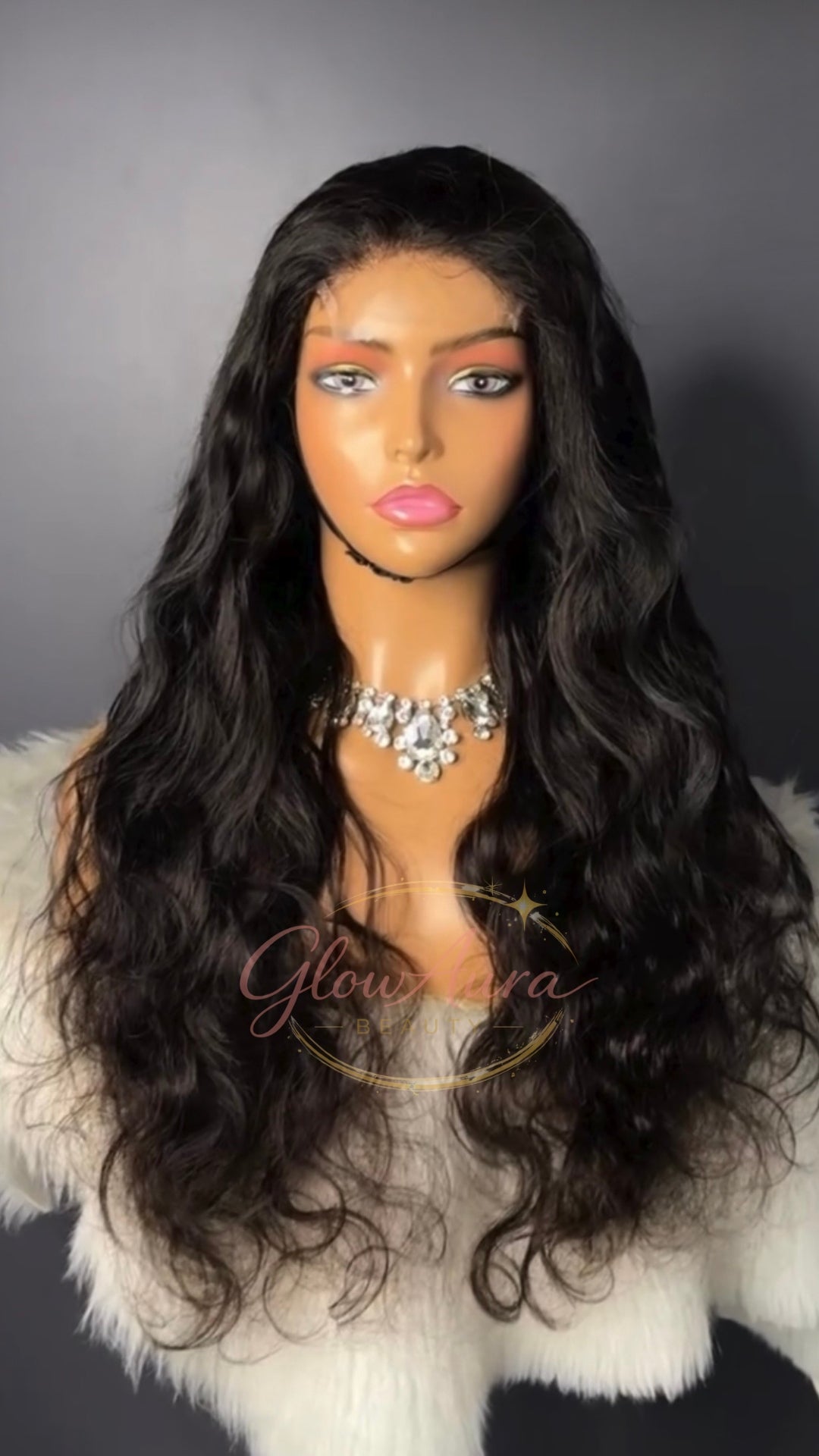 Glow Amara | Pure Raw Hair - Noir naturel