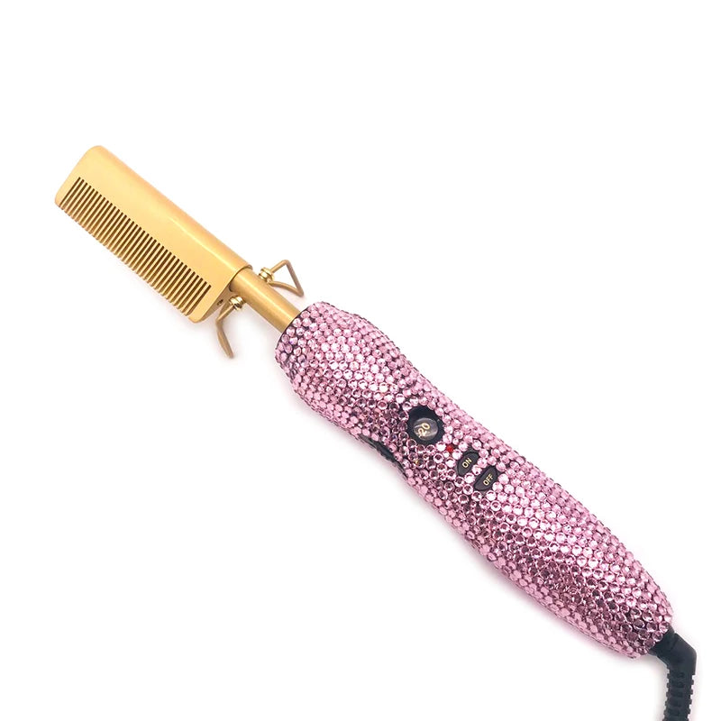 Peigne Chauffant Strass — Lissage & Lace Wig