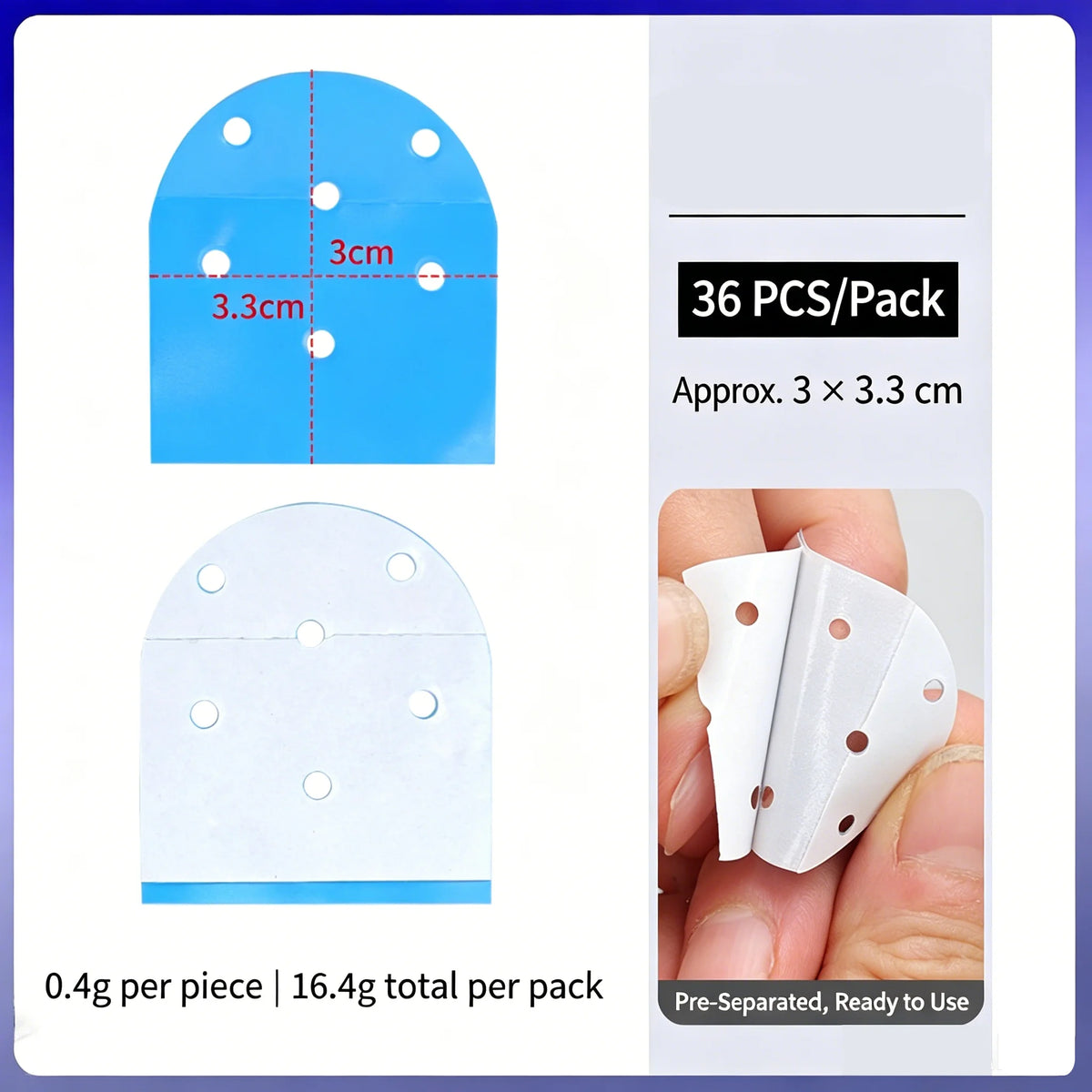 Patchs waterproof Invisibles pour Lace — Lot de 36