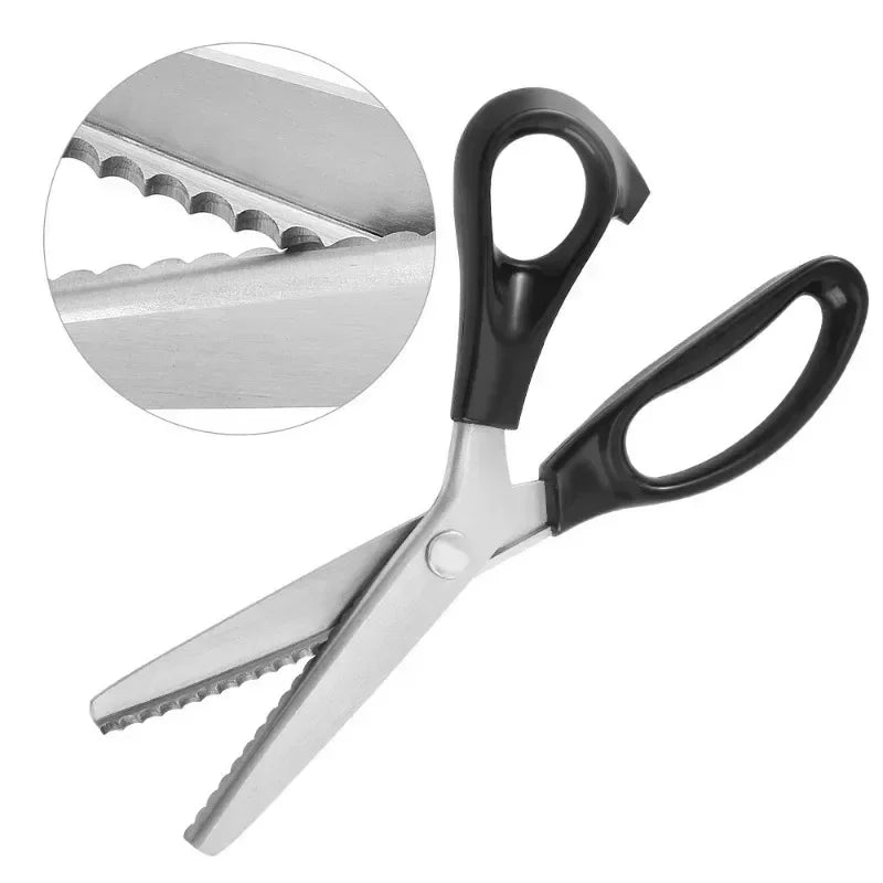 Ciseau Zigzag Professionnel — Découpe de Lace