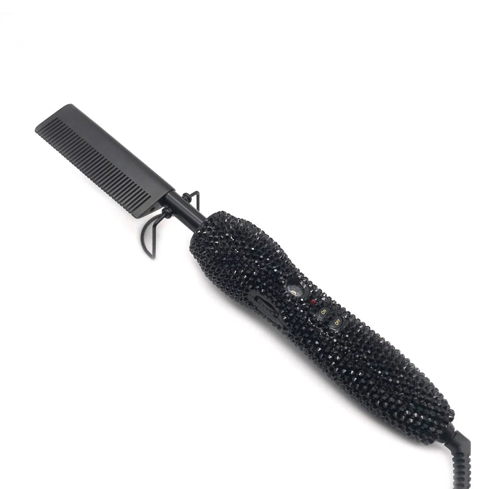 Peigne Chauffant Strass — Lissage & Lace Wig