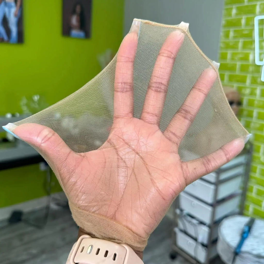 Bonnet de lace transparent — Base invisible pour perruque