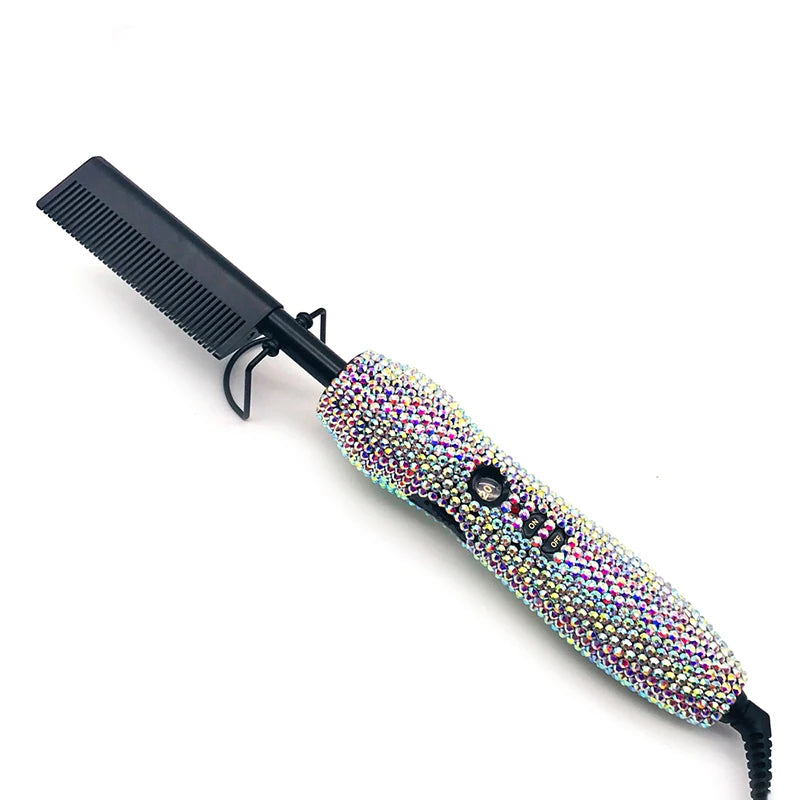 Peigne Chauffant Strass — Lissage & Lace Wig